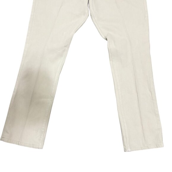 Polo Ralph Lauren Denim Jeans Mens 38 x 32 Beige Slim Fit Straight Leg - Picture 3 of 7